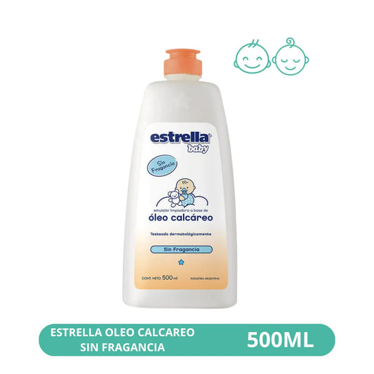 Óleo Calcáreo Estrella Baby Sin Fragancia 500ml