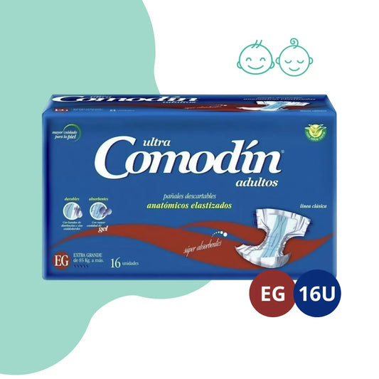 Pañales Comodin anatómico EG 16U