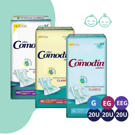 Pañales Comodin clásico EEG 20u