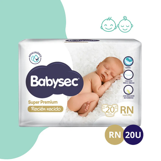 Pañales Babysec Super premium RN