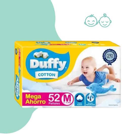 Pañales Duffy Cotton Pack ahorro