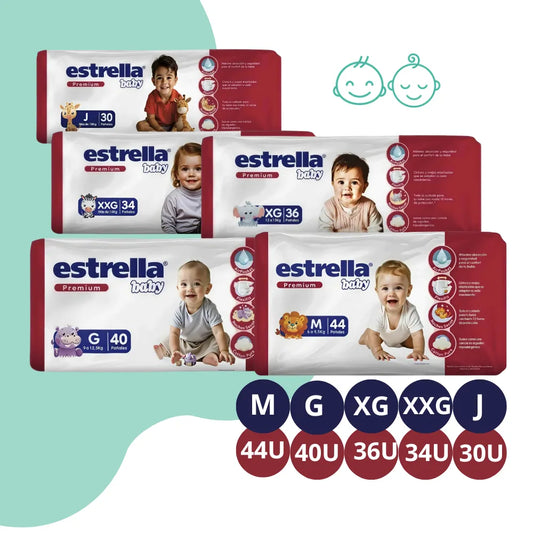 Pañales Estrella baby Premium