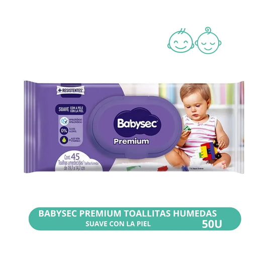 Toallitas Húmedas Babysec Premium
