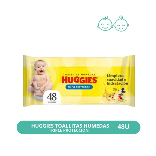 Toallitas Húmedas Huggies Triple Protección 48u