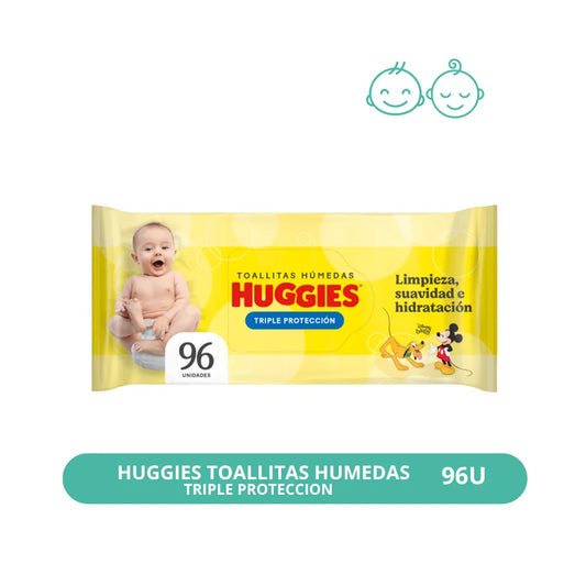 Toallitas Húmedas Huggies Triple Protección 96u