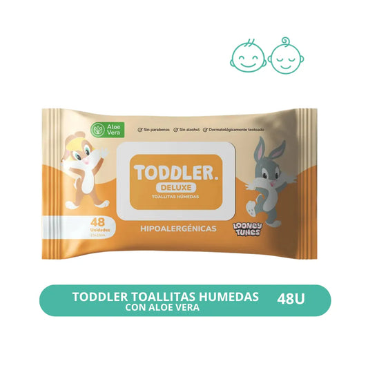 Toallitas Húmedas Toddler con Aloe Vera