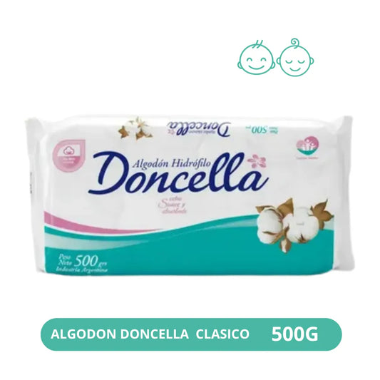 Algodón Doncella Hidrófilo 500G