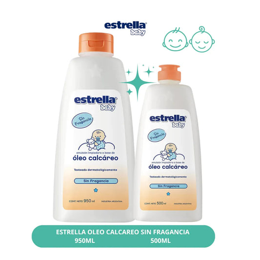 Óleo Calcáreo Estrella Baby Sin Fragancia 950ml