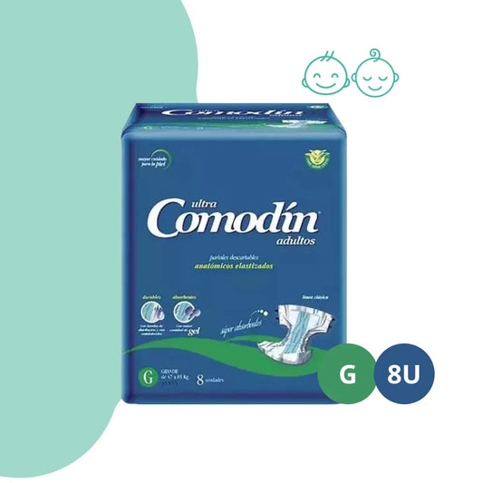 Pañales Comodin anatómico G 8U
