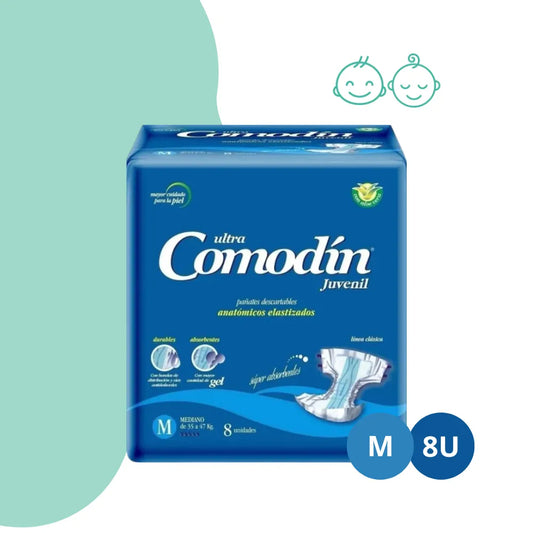 Pañales Comodin anatómico M 8U