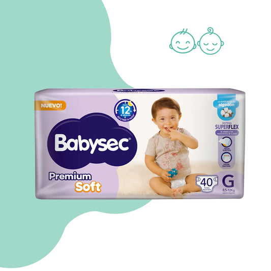 Pañales Babysec Premium soft Hiper pack