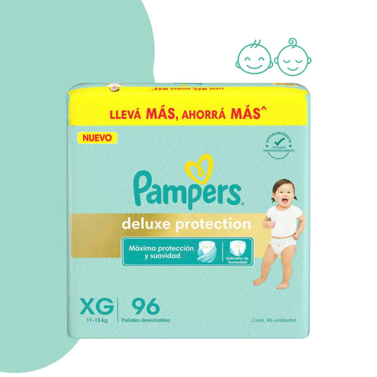 Pañales Pampers Deluxe Pack mensual