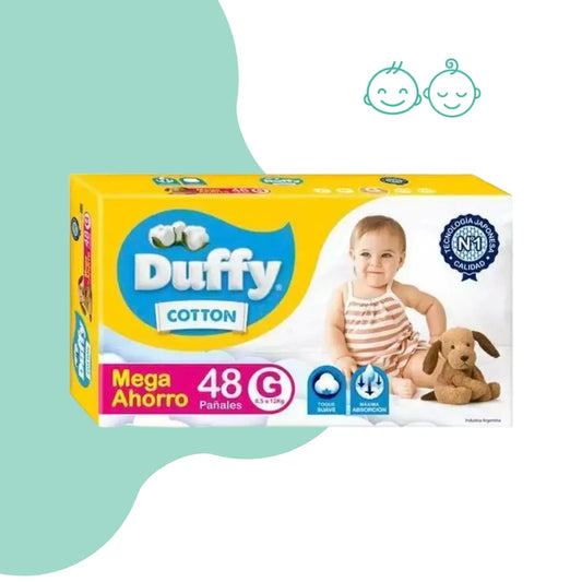 Pañales Duffy Cotton Pack ahorro