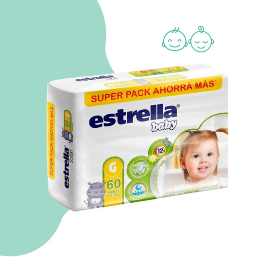 Pañales Estrella baby Super pack