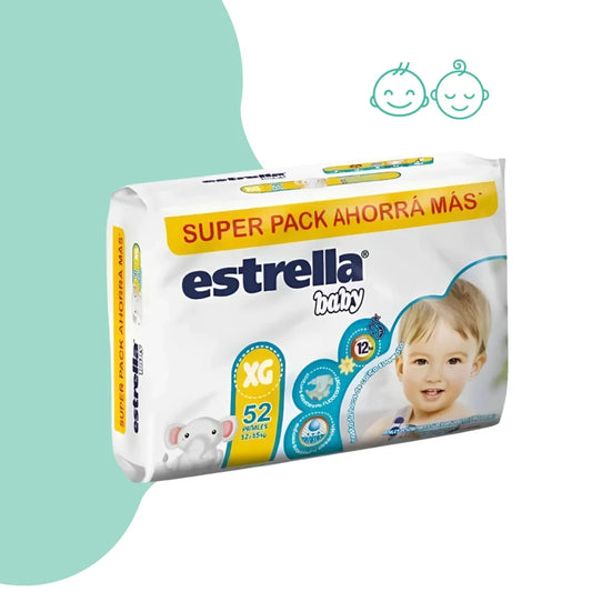 Pañales Estrella baby Super pack
