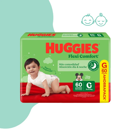 Pañales Huggies flexi comfort