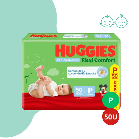 Pañales Huggies Flexi Comfort P
