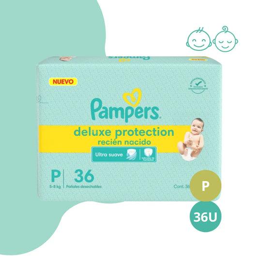Pañales Pampers Deluxe P 36u